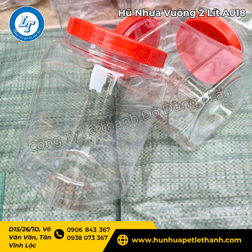 nguồn sỉ hũ nhựa vuông 2 lít siêu rẻ tại TP.HCM 1 nguồn sỉ hũ nhựa vuông 2 lít siêu rẻ tại TP.HCM 1
