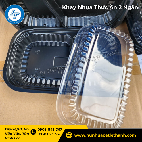 khay nhựa thức ăn 2 ngăn đen giá rẻ cực dễ bán 2 khay nhựa thức ăn 2 ngăn đen giá rẻ cực dễ bán 2