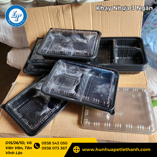 khay nhựa 3 ngăn giá rẻ tiện lợi cho suất ăn công nghiệp 4 khay nhựa 3 ngăn giá rẻ tiện lợi cho suất ăn công nghiệp 4