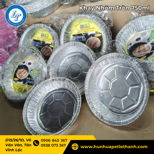 Khay nhôm tròn tiện lợi giá rẻ chuyên sỉ 4 Khay nhôm tròn tiện lợi giá rẻ chuyên sỉ 4