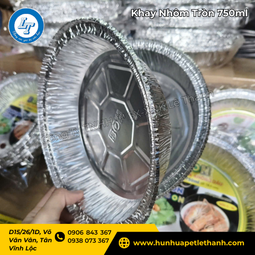 Khay nhôm tròn tiện lợi giá rẻ chuyên sỉ 3 Khay nhôm tròn tiện lợi giá rẻ chuyên sỉ 3