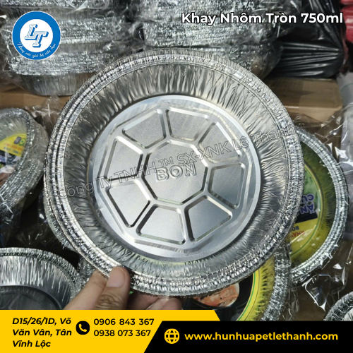 Khay nhôm tròn tiện lợi giá rẻ chuyên sỉ 2 Khay nhôm tròn tiện lợi giá rẻ chuyên sỉ 2