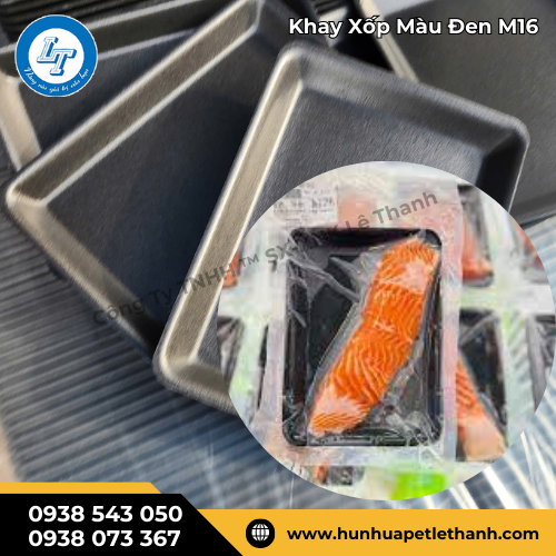 khay xốp đen M16 giá sỉ rẻ bền, nhẹ, tiện lợi 3 khay xốp đen M16 giá sỉ rẻ bền, nhẹ, tiện lợi 3