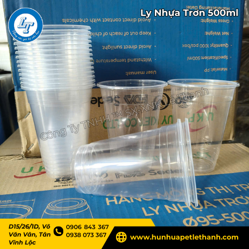 ly PP trơn 500ml trà sữa giá sỉ cho quán 5 ly PP trơn 500ml trà sữa giá sỉ cho quán 5