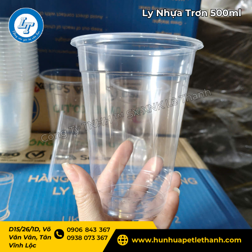 ly PP trơn 500ml trà sữa giá sỉ cho quán 1 ly PP trơn 500ml trà sữa giá sỉ cho quán 1
