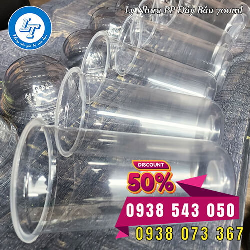 ly nhựa đáy bầu 700ml giá sỉ rẻ ly nhựa đáy bầu 700ml giá sỉ rẻ