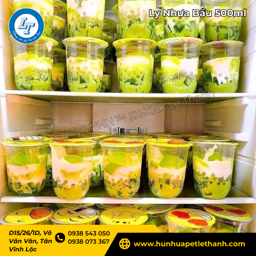 Ly nhựa bầu 500ml nhẹ, tiện, không vỡ giá rẻ 3 Ly nhựa bầu 500ml nhẹ, tiện, không vỡ giá rẻ 3