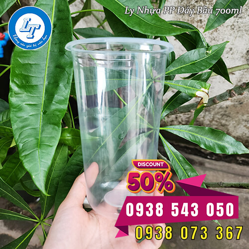 ly nhựa đáy bầu 700ml giá sỉ rẻ ly nhựa đáy bầu 700ml giá sỉ rẻ