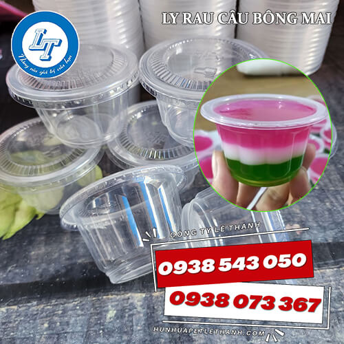 ly rau câu Bông Mai giá sỉ, giá buôn rẻ 3 ly rau câu Bông Mai giá sỉ, giá buôn rẻ 3