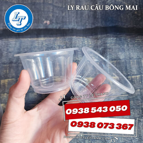ly rau câu Bông Mai giá sỉ, giá buôn rẻ 1 ly rau câu Bông Mai giá sỉ, giá buôn rẻ 1