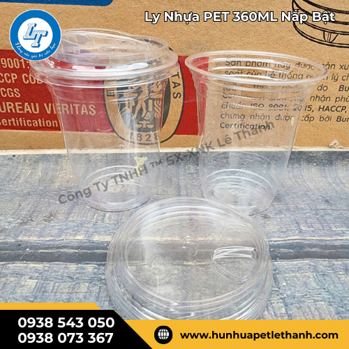 nhận đơn sỉ và lẻ ly nhựa PET 360ml nắp bật uống trực tiếp 3 nhận đơn sỉ và lẻ ly nhựa PET 360ml nắp bật uống trực tiếp 3
