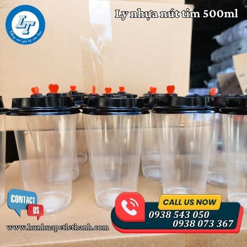 ly nhựa trong nút tim giá sỉ giá lẻ thùng 2 ly nhựa trong nút tim giá sỉ giá lẻ thùng 2