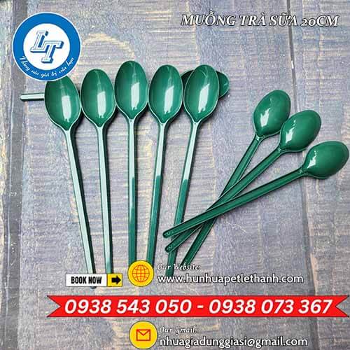 muỗng trà sữa dài 20cm giá rẻ thùng 2500 cái 6 muỗng trà sữa dài 20cm giá rẻ thùng 2500 cái 6