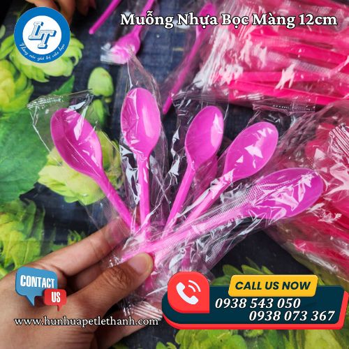 muỗng nhựa màu hồng giao sỉ giá rẻ 1 muỗng nhựa màu hồng giao sỉ giá rẻ 1