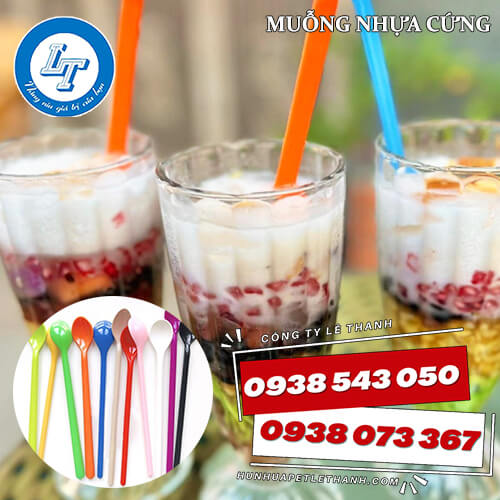muỗng nhựa ăn chè, sinh tố giá sỉ rẻ Tiền Giang 5 muỗng nhựa ăn chè, sinh tố giá sỉ rẻ Tiền Giang 5