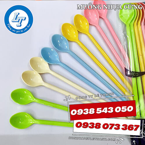 muỗng nhựa ăn chè, sinh tố giá sỉ rẻ Tiền Giang 8 muỗng nhựa ăn chè, sinh tố giá sỉ rẻ Tiền Giang 8