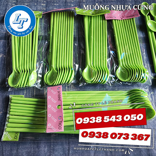 muỗng nhựa ăn chè, sinh tố giá sỉ rẻ Tiền Giang 7 muỗng nhựa ăn chè, sinh tố giá sỉ rẻ Tiền Giang 7