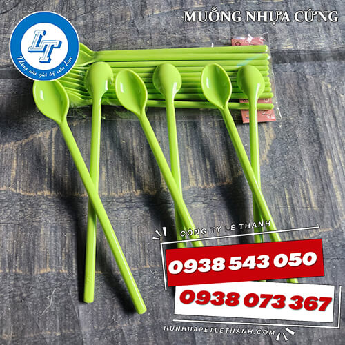 muỗng nhựa ăn chè, sinh tố giá sỉ rẻ Tiền Giang 1 muỗng nhựa ăn chè, sinh tố giá sỉ rẻ Tiền Giang 1
