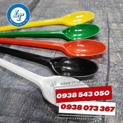 muỗng nhựa pp cán ngắn muỗng nhựa pp cán ngắn