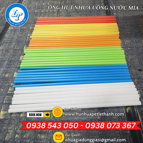 ống hút nhựa giá rẻ uống nước mía đủ màu 4 ống hút nhựa giá rẻ uống nước mía đủ màu 4