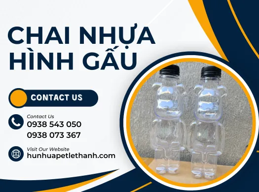 CHAI NHỰA GẤU độc lạ giá rẻ bất ngờ cho khách sỉ