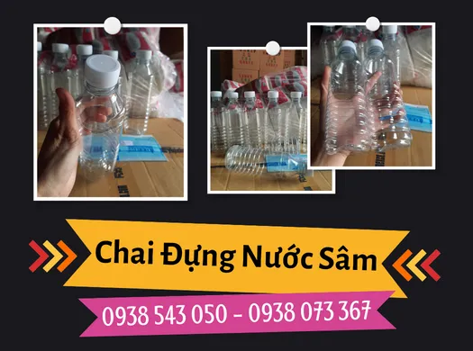CHAI ĐỰNG NƯỚC SÂM 330ML, 370ML giá sỉ