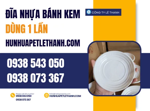 Khách lấy sỉ ĐĨA NHỰA ĂN BÁNH KEM rẻ HCM