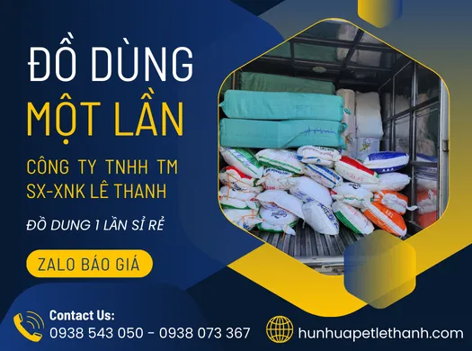 Phân Xưởng Chuyên Bán Đồ Dùng 1 Lần Giá Sỉ Rẻ Tận Gốc