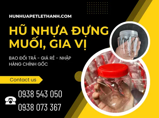 Mua HŨ NHỰA TRONG ĐỰNG MUỐI giá sỉ rẻ