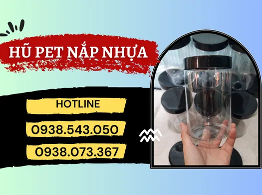 HŨ PET NẮP NHỰA 900ML giá rẻ nhiều dung tích