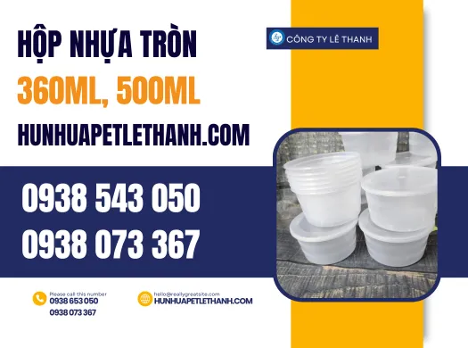 HỘP NHỰA 360ML, 500ML giá sỉ chất lượng
