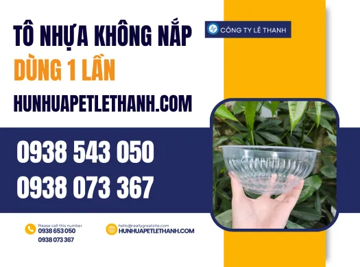 TÔ NHỰA ĂN 1 LẦN giao nhanh Tiền Giang
