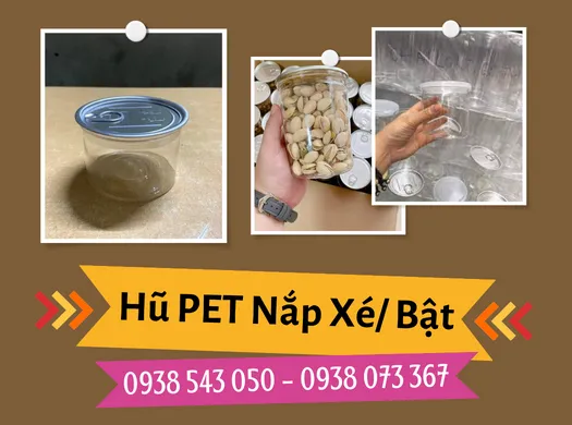 LỌ NHỰA NẮP NHÔM XÉ giá sỉ