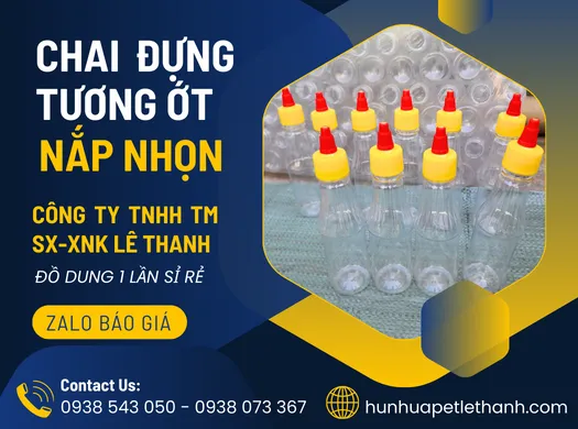 Cần giá tốt CHAI ĐỰNG TƯƠNG ỚT sỉ rẻ