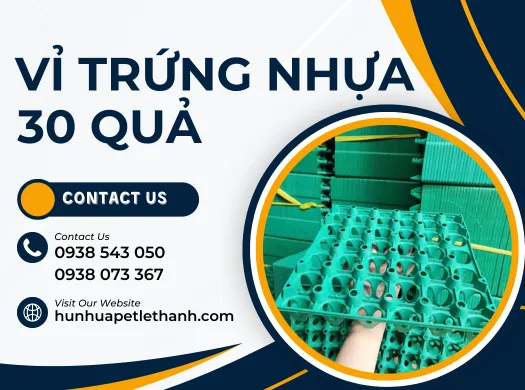 Có ngay giá sỉ tốt khi đặt VỈ TRỨNG NHỰA 30 Ô XANH LÁ