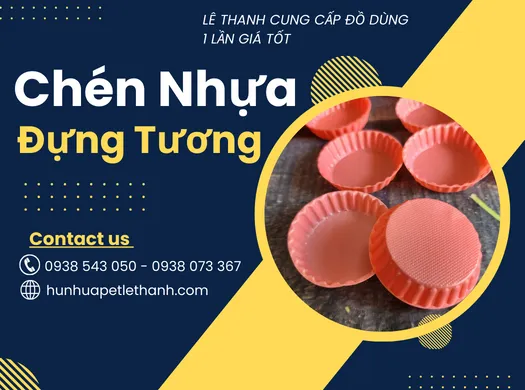 Bỏ sỉ CHÉN NHỰA NHỎ ĐỰNG SỐT cá viên chiên