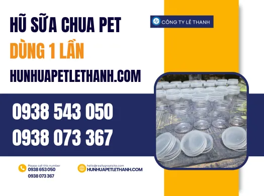 HŨ SỮA CHUA PET giá sỉ ở Tiền Giang