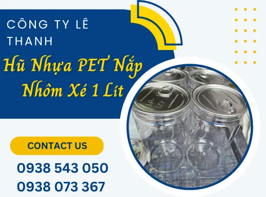 Mua bán HŨ NHỰA PET NHÔM XÉ giá sỉ 1000ml
