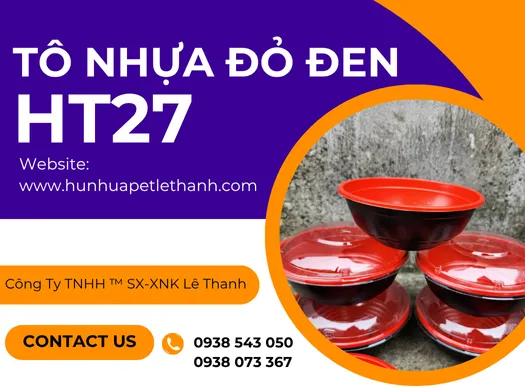 TÔ NHỰA ĐỎ ĐEN giá sỉ xuất xưởng giao nhanh
