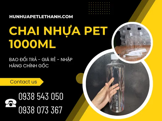 Chợ sỉ CHAI NHỰA PET GIÁ RẺ đựng mật ong