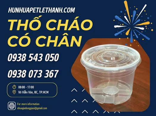 THỐ CHÁO CÓ CHÂN kèm nắp giá bán rẻ