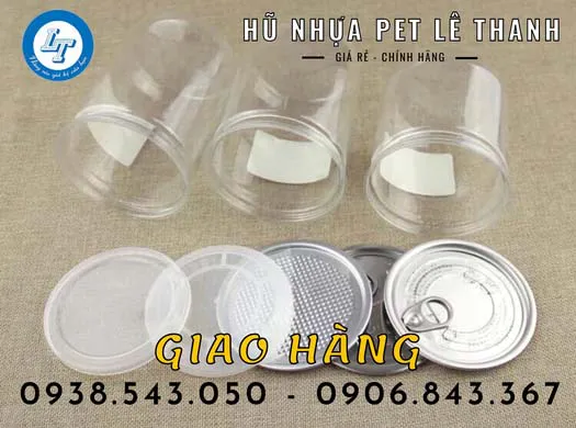 HŨ PET NHÔM XÉ giá sỉ tại xưởng