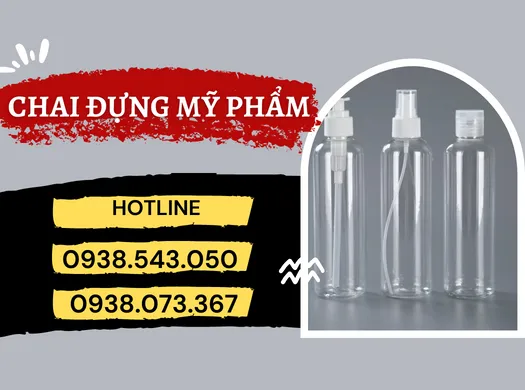 CHAI NHỰA ĐỰNG MỸ PHẨM giá sỉ