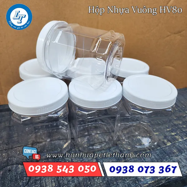 HỘP NHỰA VUÔNG V80