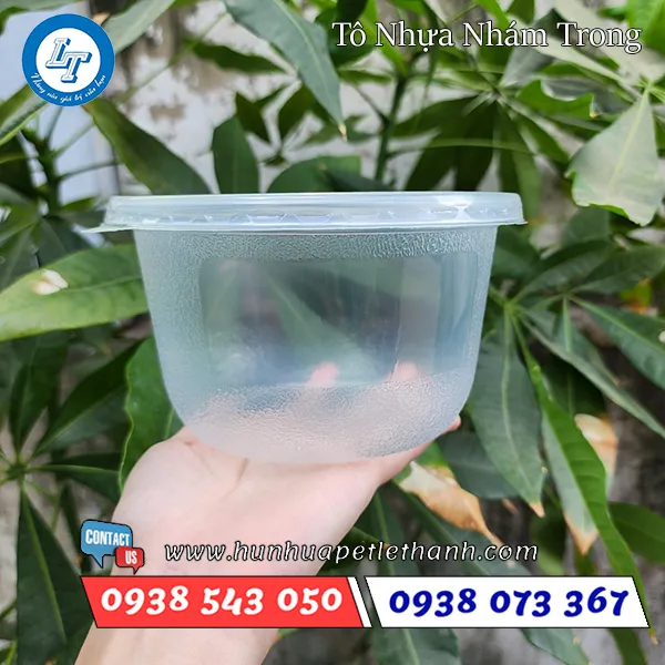 TÔ NHỰA NHÁM TRONG