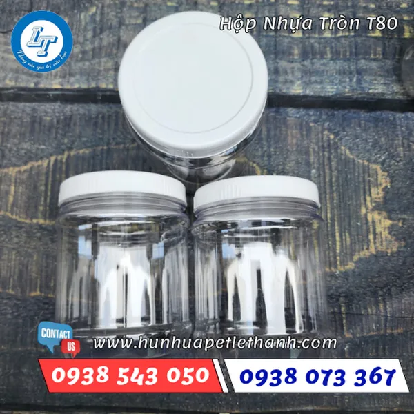 HỘP NHỰA TRÒN HT80