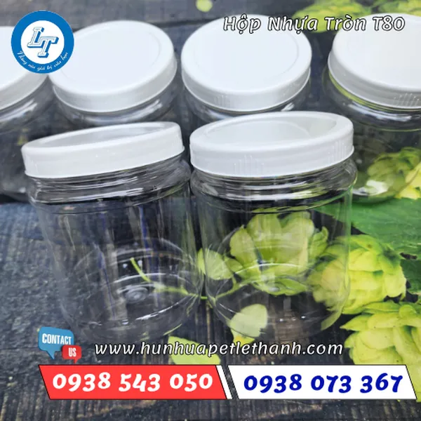 HỘP NHỰA TRÒN HT80