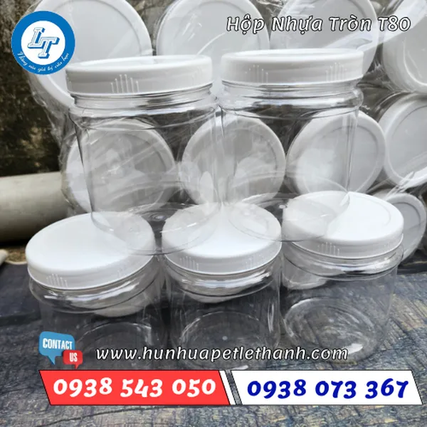 HỘP NHỰA TRÒN HT80