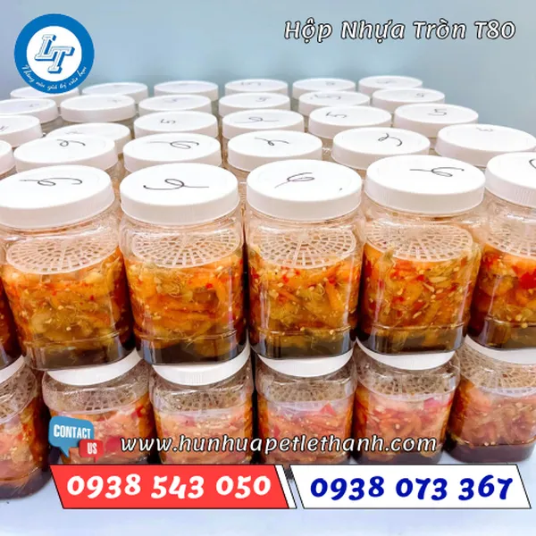 HỘP NHỰA TRÒN HT80