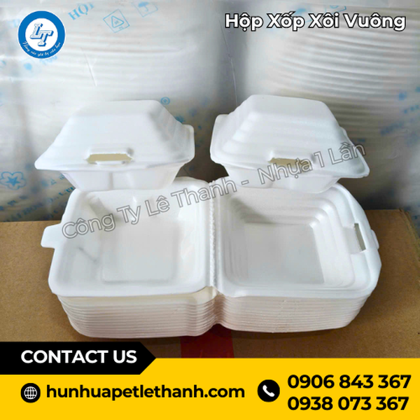 Hộp Xốp Xôi Vuông